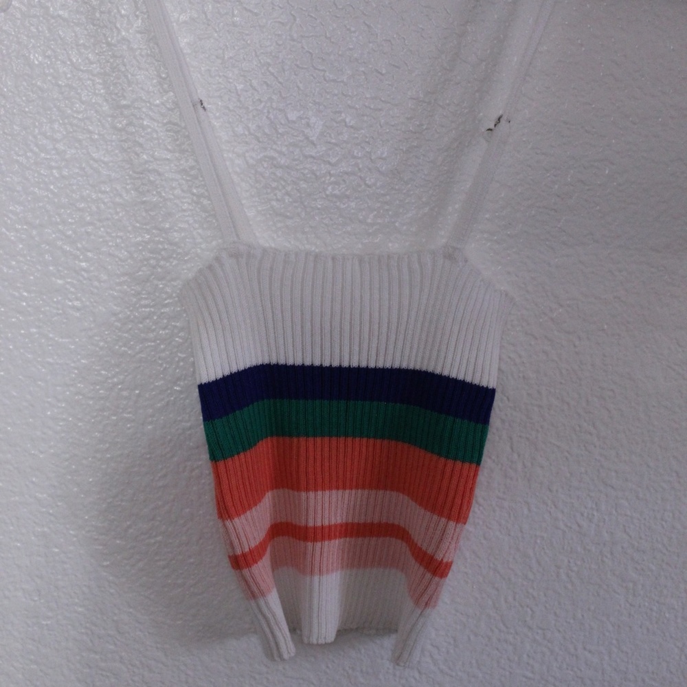 Striped Cami Crop Top